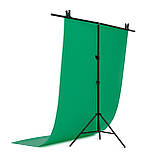Набір ПВХ Фон 100×200 см Зелений + Т-подібна стійка для фону, фото 2
