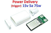 Power Delivery (PD) Trigger триггер 14v-15v 5a 75w +корпус (DY038-2) (A class) 1 день гар.