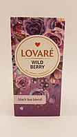 Пакетированный цейлонский черный чай Wild Berry Lovare Дикая ягода 24 шт по 2г