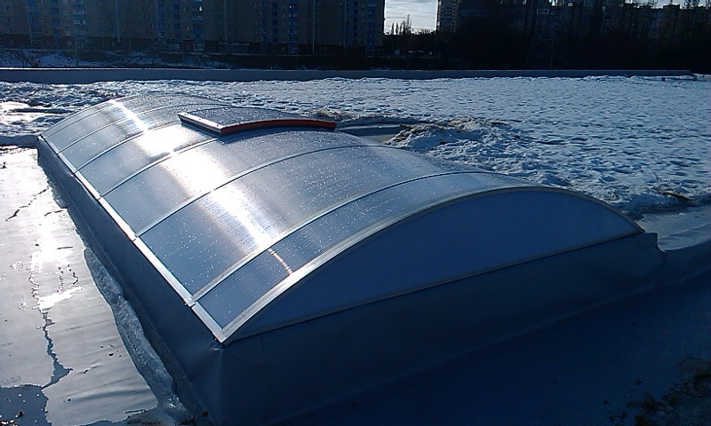 Зенітний ліхтар Київ, арочного типу, фото 1