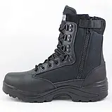 Черевики тактичні чорні демісезонні Mil-Tec Side zip boots на блискавці 12822102 розмір 39, фото 5