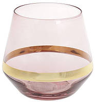 Набор 4 стакана Etoile 500мл, винный цвет стеклянные стаканы для напитков