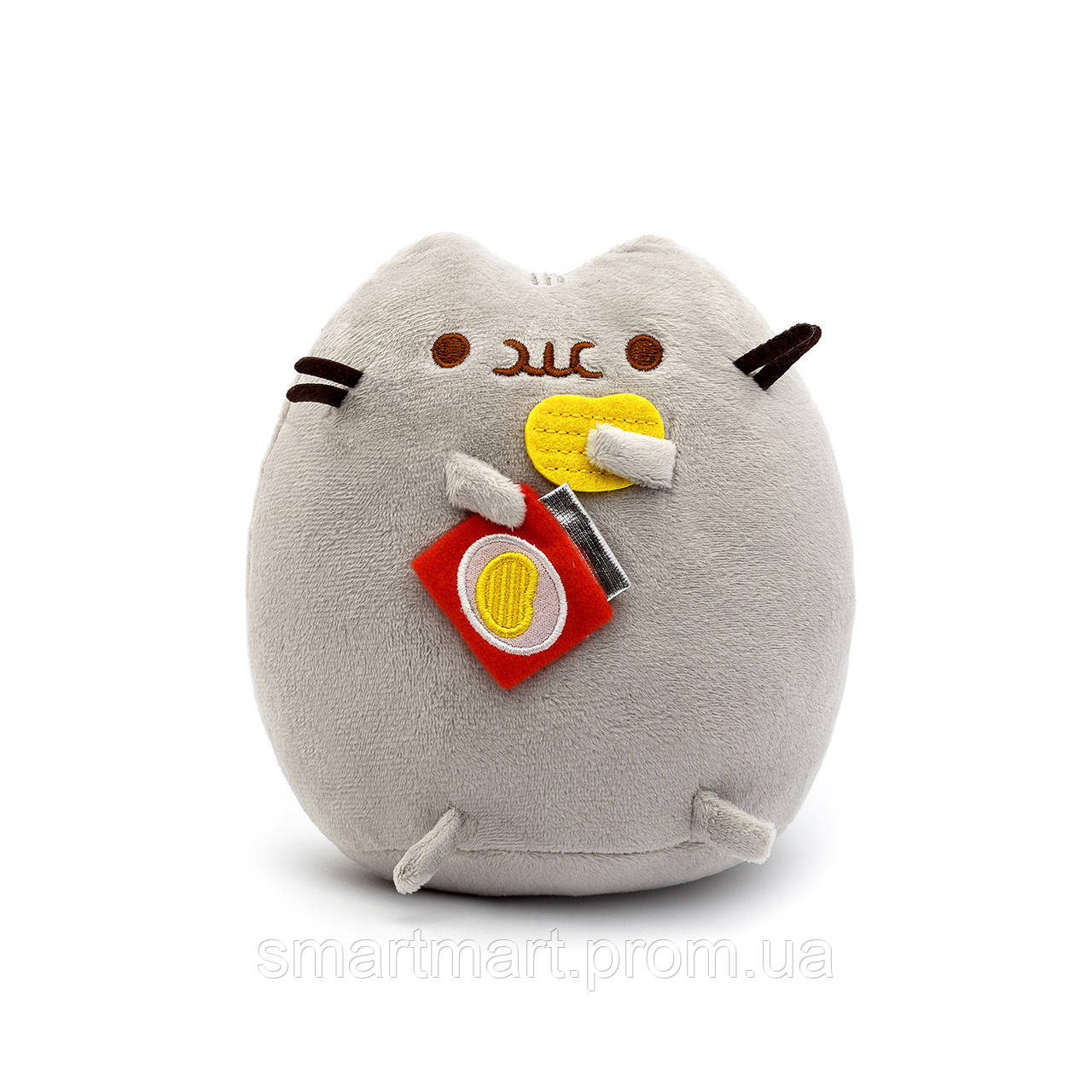 Мягкая Игрушка Pusheen Cat VOLRO с Чипсами Gray Vol-69 SM, Код: 1624209 ...