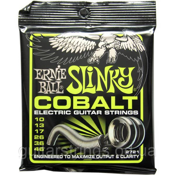 Струни Ernie Ball 2721 Cobalt Slinky 10-46