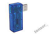 Цифровий вольтметр амперметр тест USB 0-3A,3.5-7v, фото 5