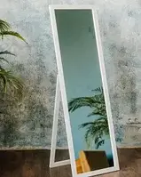Зеркало XS серии, 150 Х 40 Х 45 см., дерево, цвет белый