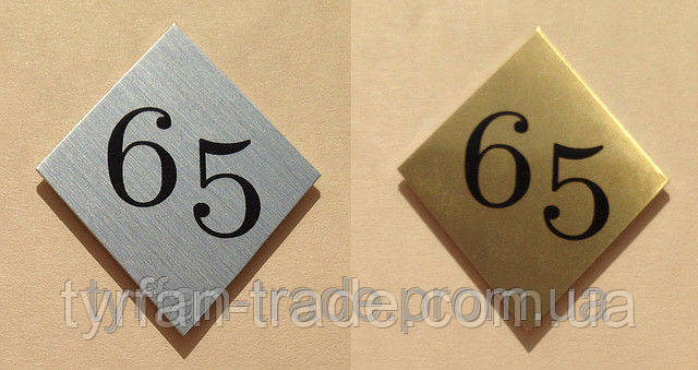 Таблички металлические для маркировки этажей в жилом доме (изготовление) - фото 5 - id-p309645729