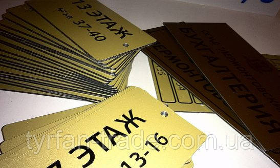 Таблички металлические для маркировки этажей в жилом доме (изготовление) - фото 3 - id-p309645729