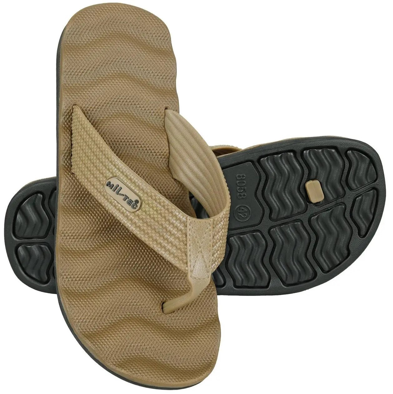 В'єтнамки (Шльопанці) тактичні із піни койот Eva Mil-Tec "Combat Sandals" 12893005