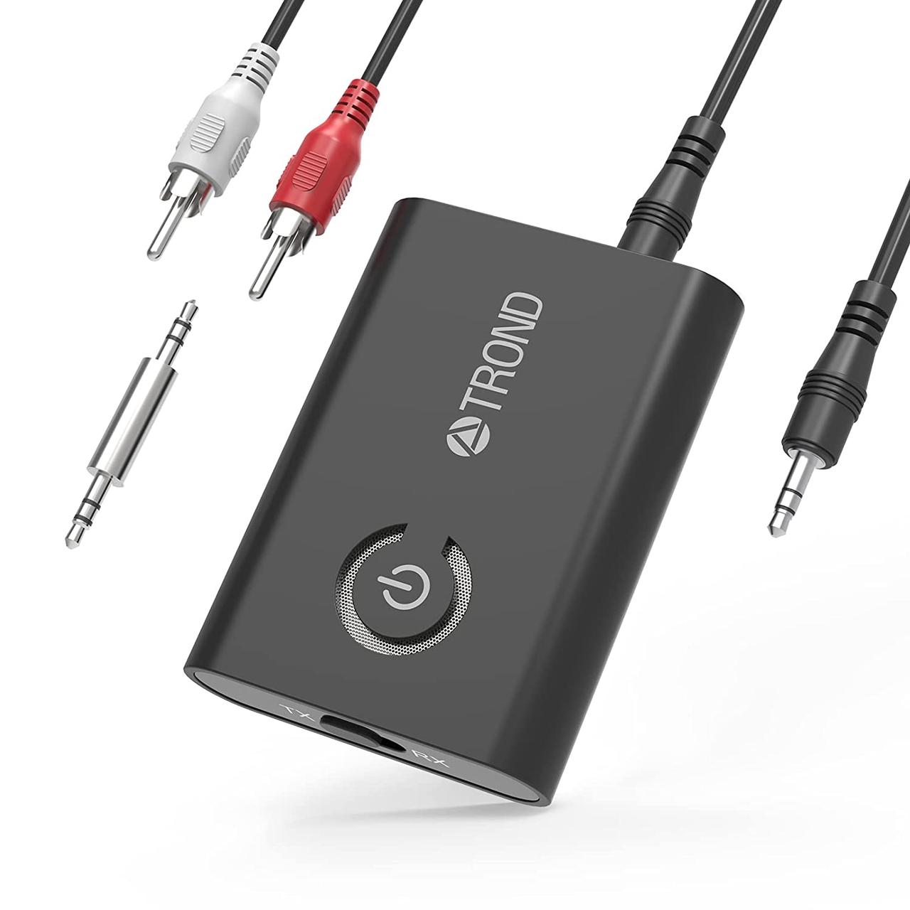 TROND 2-в-1 Bluetooth V4.1 Приймач передавача/бездротовий 3,5-міліметровий аудіоадаптер (aptX з низькою затримкою як для TX, фото 1