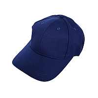 Синяя Однотонная кепка безлоготипа бейсболка, Кепки бейсболки под нанесение логотипа