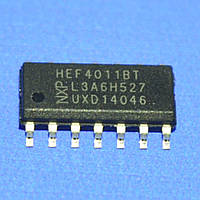 Микросхема 4011 /HCF4011(smd) so14 NXP