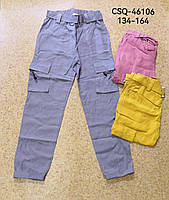 Штани для дівчат оптом, Seagull, 134-164 см, № CSQ-46106, фото 2