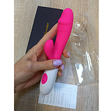 Подвійний вібратор для масажу та стимуляції жінок, стимулятор клітора та точки G з відростком, Інтимні іграшки, фото 10
