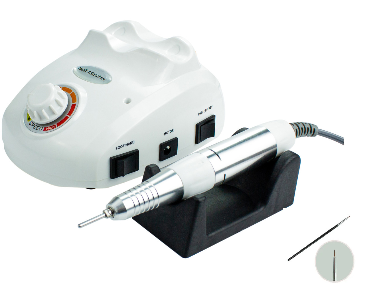 Фрезер для манікюру Drill Master ZS 603 45000об\хв манікюрний фрейзер для нігтів + ​​пензлик gift гарантія, фото 1