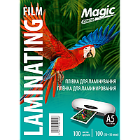 Пленка для ламинирования Magic глянцевая А5 (154mm*216mm) 100(50/50)мкм. 100 шт