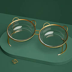 Миска для собак GOLD подвійна на підставці, 2 х 500 мл