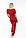 Брендовий турецький гламурний спортивний костюм жіночий реглан Туреччина No 8838 червоний, фото 5