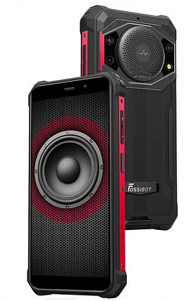 Захищений смартфон Oukitel FOSSiBOT F101 Red 4/64GB акумулятор 10600 мА·год НОВИНКА, фото 3
