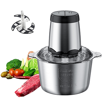 Блендер кухонний 1000W, 2л, Raf Food Processor R7019 / Кухонний комбайн з 4 ножами і чашею 2 л