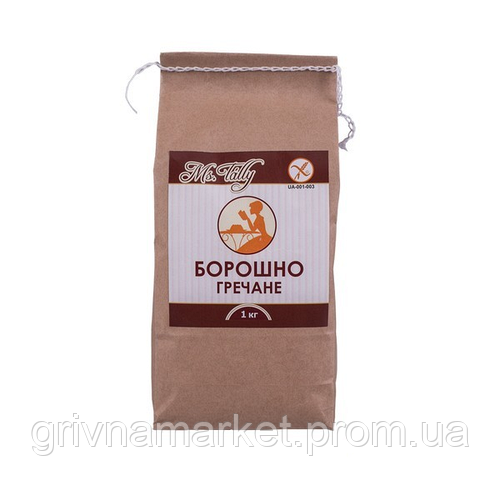 Купить Мука гречневая без глютена Ms. Tally 1 кг GM, код: 7511324, цена ...