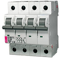 Автоматичний вимикач 4P 63А (3P+N) C 2146522 ETI