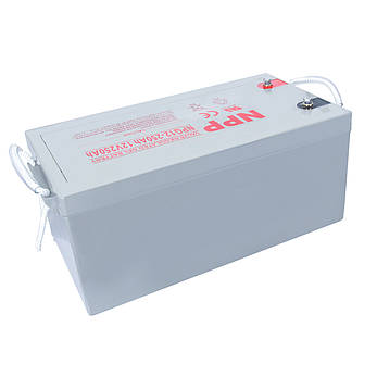 Гелева (GEL) акумуляторна батарея NPP 12V 250Ah (3000W*h), фото 2