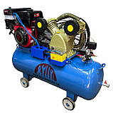 Компрессор бензиновий Profinstrument 150 15К.С, 10БАР, 850л/хв, фото 8