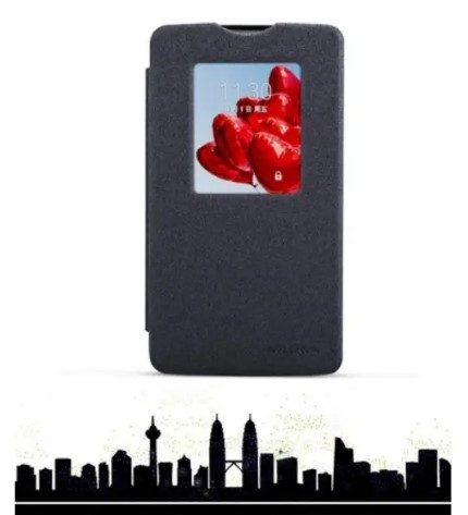 Чохол-книжка Nillkin Sparkle Series LG L80/D380 Dual Metallic Black, фото 1