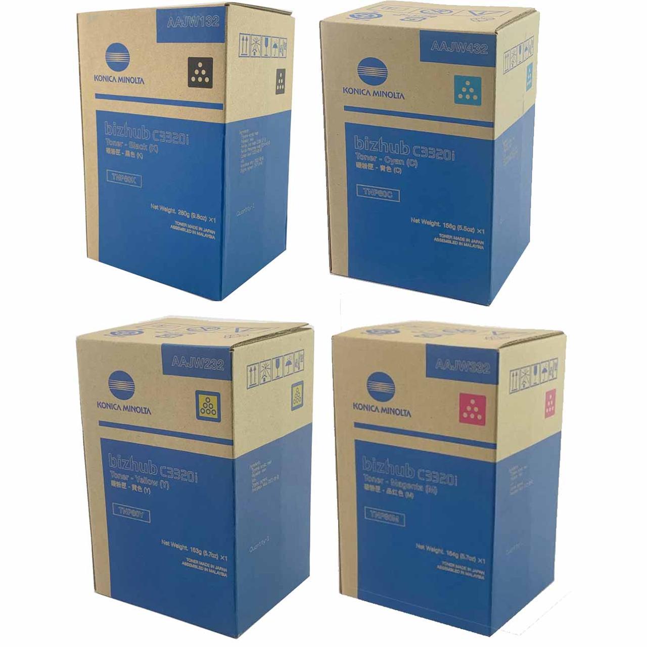 Тонер TNP80Y для bizhub C3320i