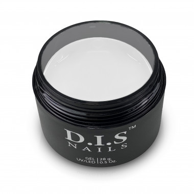 DIS 1-фазний гель D.I.S Nails HARD COVER MILKY WHITE , 28 р. (Камуфлюючий молочно білий)