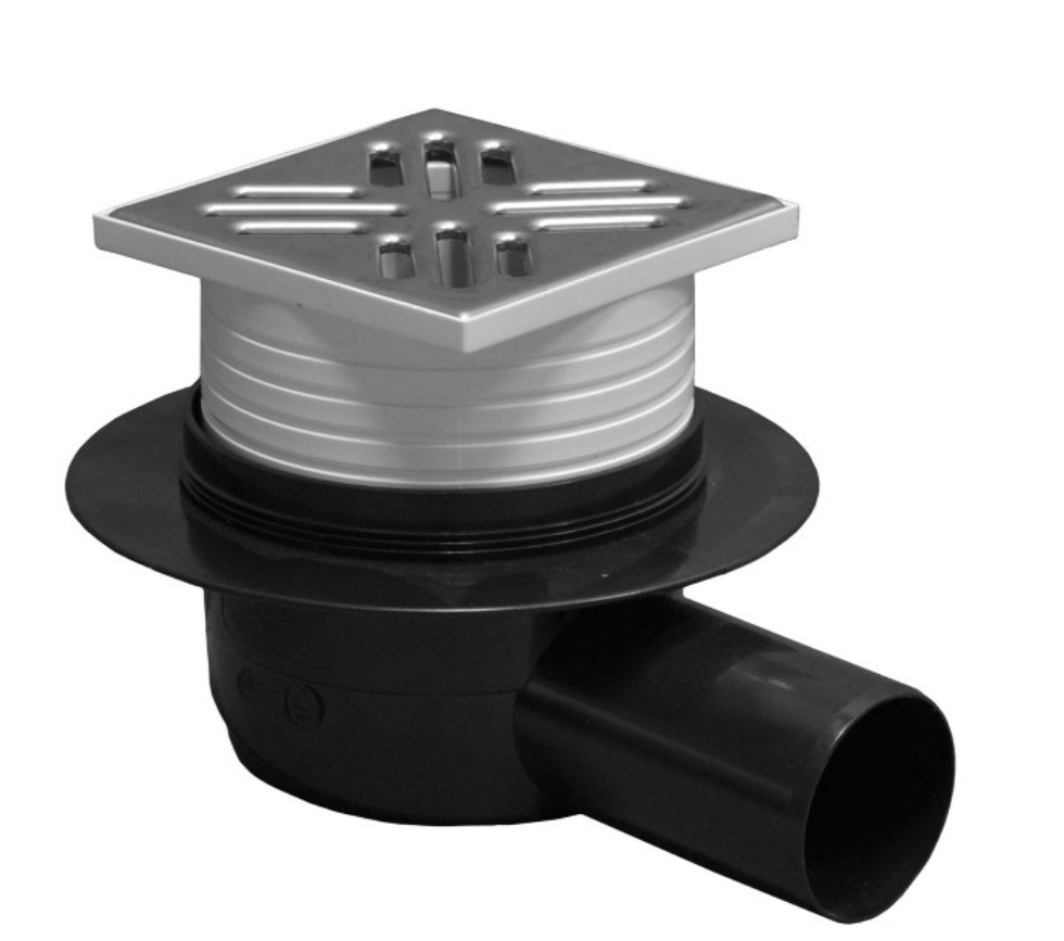 Трап для душу із сухим закривом Plastbrno SI50C01 Чехія, фото 1