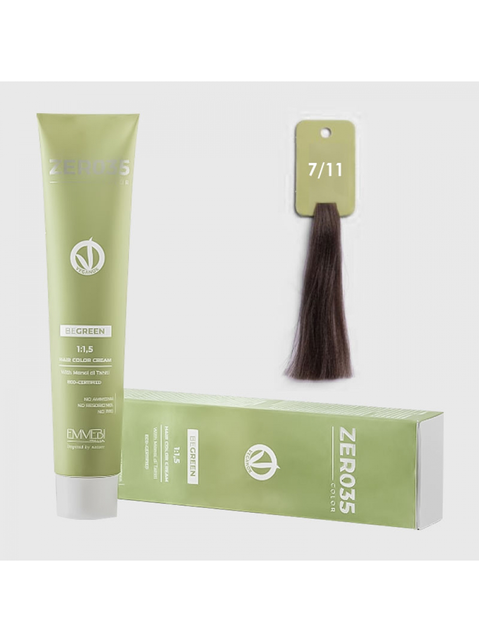 Безаміачна крем-фарба Emmebi ZER035 Color Be Green Vegan 100 g 7/11