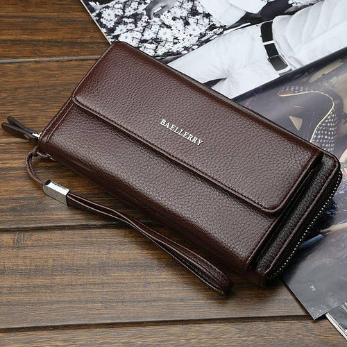 Большой мужской кошелек-клатч Baellerry Rugged Черный (ID#1828038369 ...