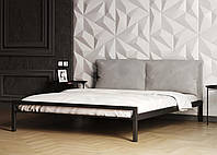 Кровать металлическая Комфорт 90х190, Серебро