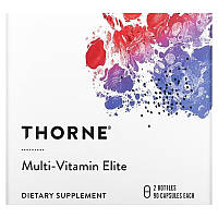 Thorne, Multi-Vitamin Elite, мультивитамины для приема утром и вечером, 2 флакона, по 90 капсул (THR-00708)