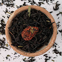 Цейлонський Чорний чай "Полуничний Джем" 🍵🍓🍰, 35 грам