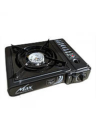 Портативна газова плита з валізою Max MS-2500LPG Black, 7599115 — 866