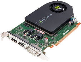 Відеокарта NVIDIA Quadro 2000 1 GB GDDR5 128bit, DirectX_11 (2xDP/DVI)