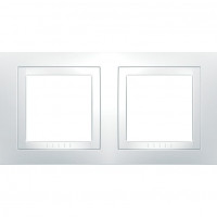 Рамка на 2 пости, білий Unica Basic — Schneider Electric Unica, фото 1