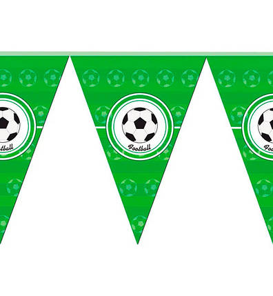 Гірлянда на день народження "Футбол", довжина – 2 м, фото 1