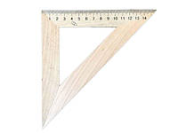 Треугольник деревянный школьный 16см 45*45 0156 ТМ IRBIS