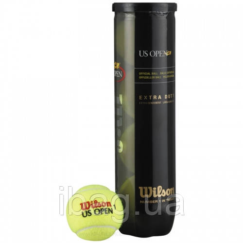Купить Теннисные мячи Wilson US Open 4 ball 3296 IB, код: 1552376, цена ...