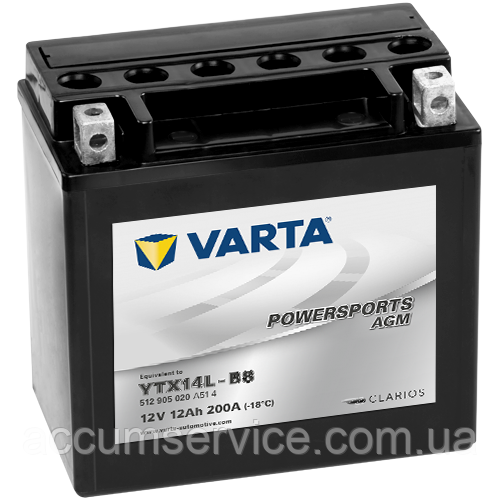 Акумулятор Varta Powersports AGM 512 905 020
