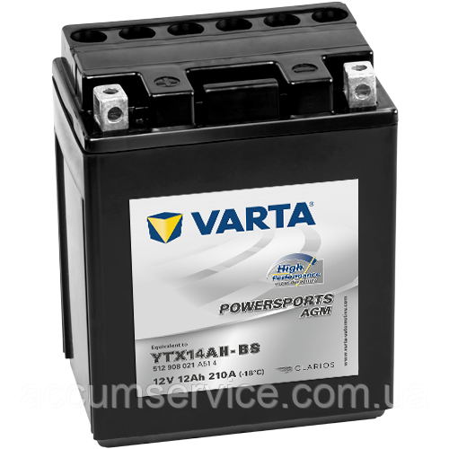 Акумулятор Varta Powersports AGM 512908021 I314