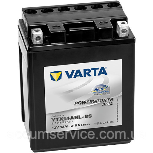 Акумулятор Varta Powersports AGM 512918021 I314