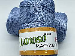 Macrame PP Lanoso(2-3мм)-961 синій