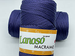 Macrame PP Lanoso(2-3мм)-958 темно-синій