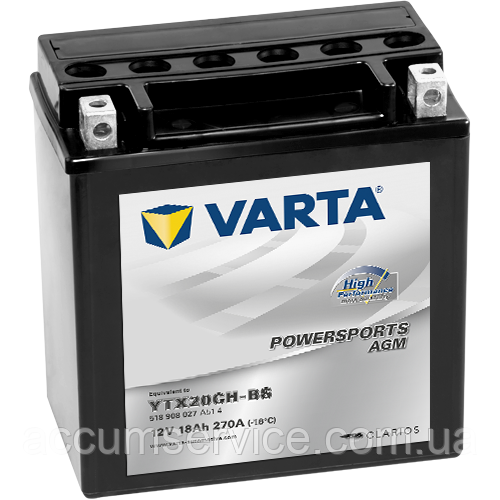 Акумулятор Varta Powersports AGM 518908027 I314