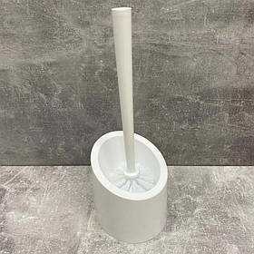 Йорж для унітазу з підставкою "Аква" білий Алеана 127024